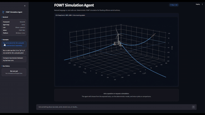Agent Streamlit app running end to end